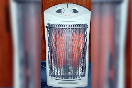 space heaters are minimal fireplace alternatives that can create a warm environment in small spaces