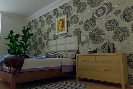 temporary wallpaper is the most affordable alternative to paint