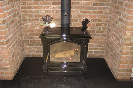 wood burning stove