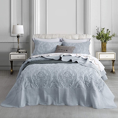 there are many types of bedspreads you can choose for your bed to cover it entirely