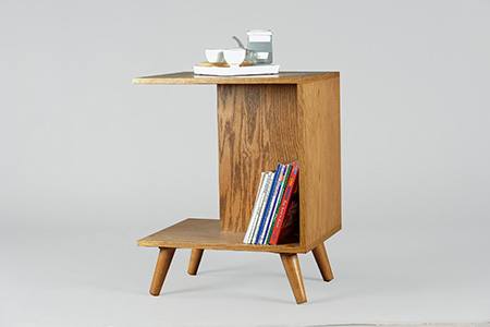 c-side tables are amazing coffee table options; you can slide them beneath the couch and they take up a small space