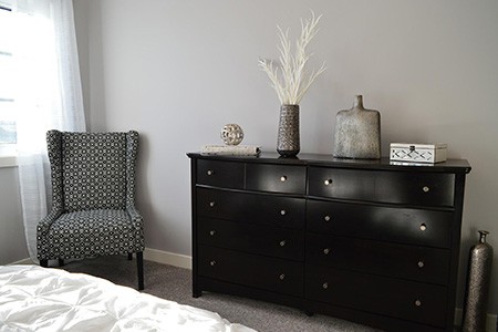 dresser can also be used as alternative nightstands