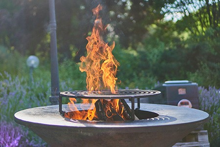 if you are a nature person, you can use fire pits as space heater alternatives for your patio