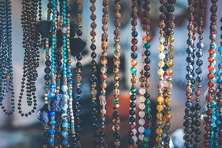 hanging beads