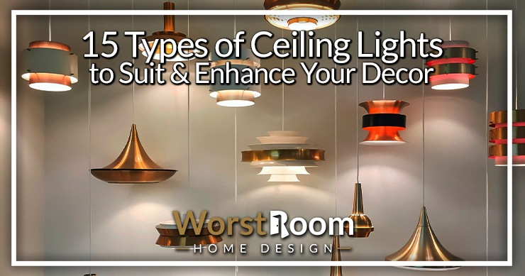 types of ceiling lights