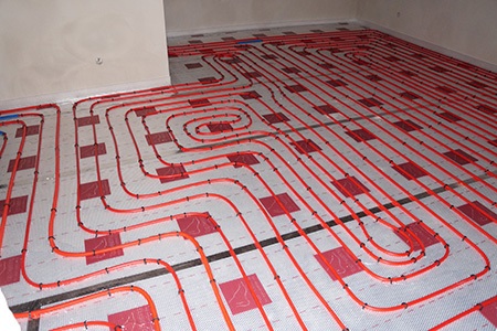 under-floor heating is a great alternative to electric heat