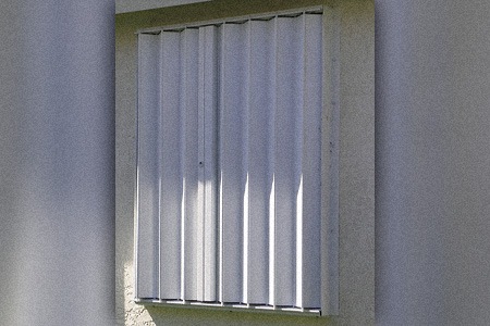 some window shutter styles like accordion hurricane shutters are installed around the frame of the window and sliding horizontally