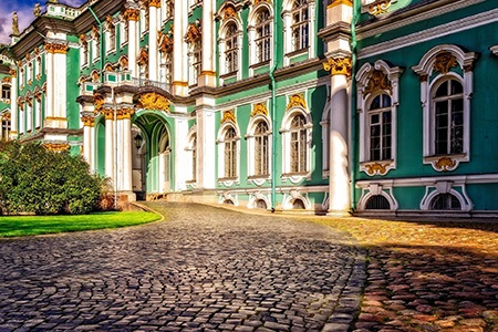 cobblestone driveway