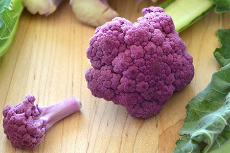 depurple hybrid cauliflower