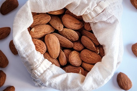 some different types of almonds have strong shells and mission almonds are one of them
