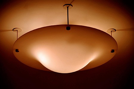 if you are okay to ceiling light options with a small rod that takes up a tiny bit space, you can go with semi flush-mounted ceiling lights