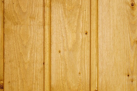 solid wood panel fence