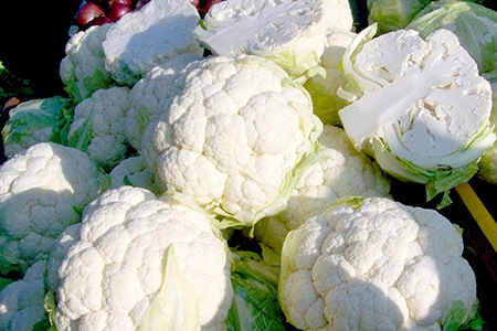 the most popular cauliflower types are white cauliflower types