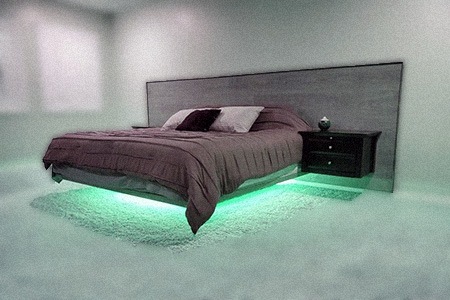 floating magnetic bed