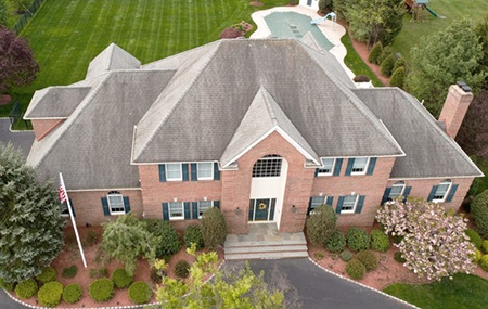 hip and valley hip roof house