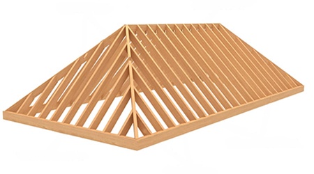 rectangular hip roof