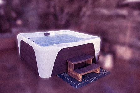 rotational molded hot tub