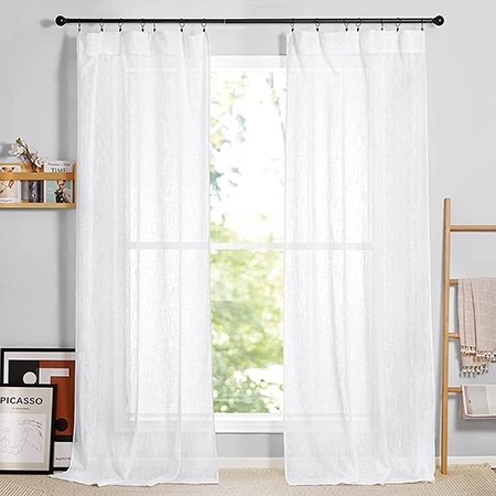 sheer curtain liner