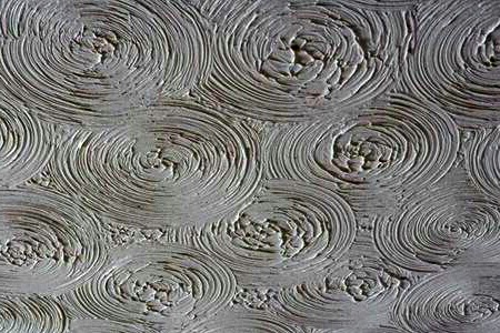 swirled ceiling texture