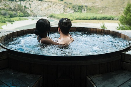 wooden hot tub is one of the classic hot tub options