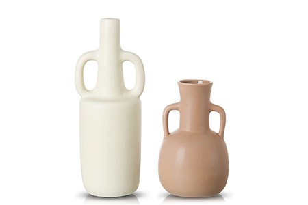 if you are looking for different vases with a rustic design, you can go with amphora vase