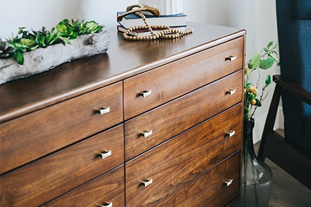 bedroom dresser takes up too much space