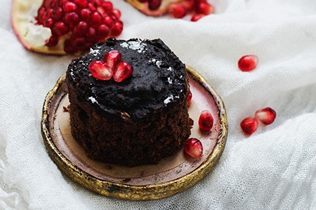 dark chocolate pomegranate brownies are perfect types of brownies if you are looking for a complex taste