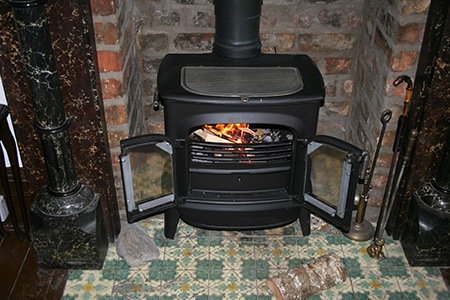 free-standing stove chimneys
