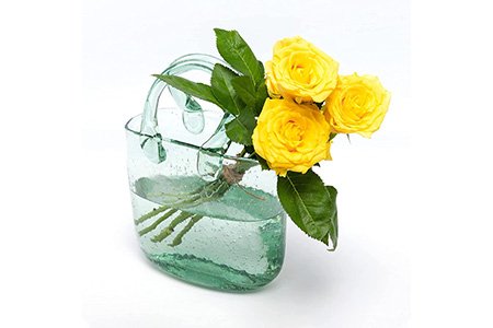 there are different vase styles, like hand-blown vase, that have a unique design