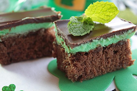 if you are into different kinds of brownies, mint chocolate brownies are just for you