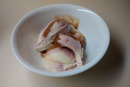 neopolitan nice cream is a delicious substitute for an ice cream