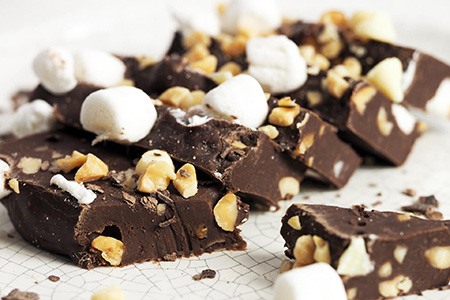 if you are looking for nutty varieties of fudge, rocky road fudge is just for you