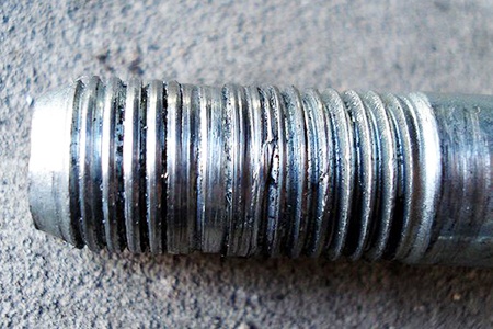 stripped bolt with stripped threads