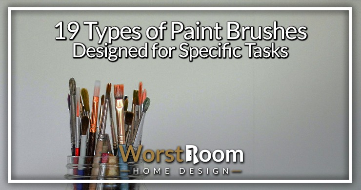 types of paint brushes