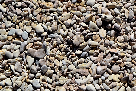 beach pebbles