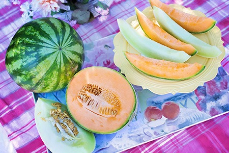 some melon varieties, like cantaloupe, are named differently in certain regions of the world