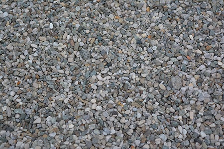 crushed granite gravel are good types of landscape rocks for relatively small to medium sized spaces