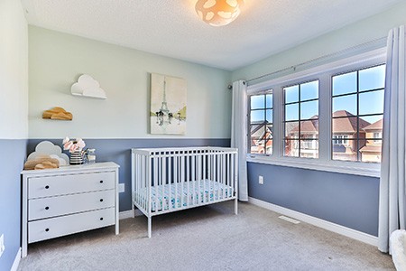 some room types, like nursery, are specially designed for babies and toddlers