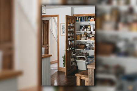 if you are looking for specific types of rooms to store your food, pantry is the answer