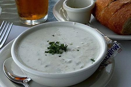 some different types of clams, like chowder clams, can be perfect ingredient for chowder