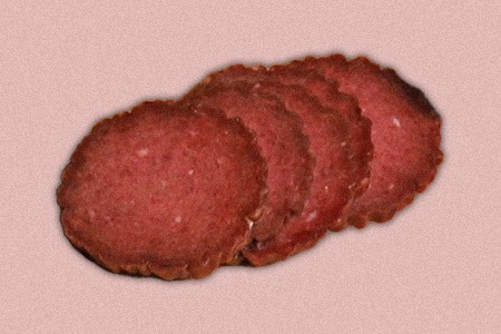 hard salami is one of the most unique salami kinds with its distinct marble look