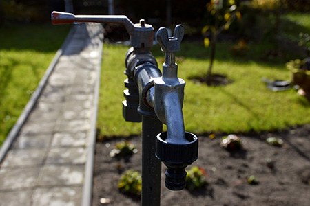 some outdoor faucet types, like large handle faucet, allows you to control the flow of the water easier than others