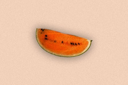 some different types of watermelon have orange flesh on them and orange tendersweet is an example for it