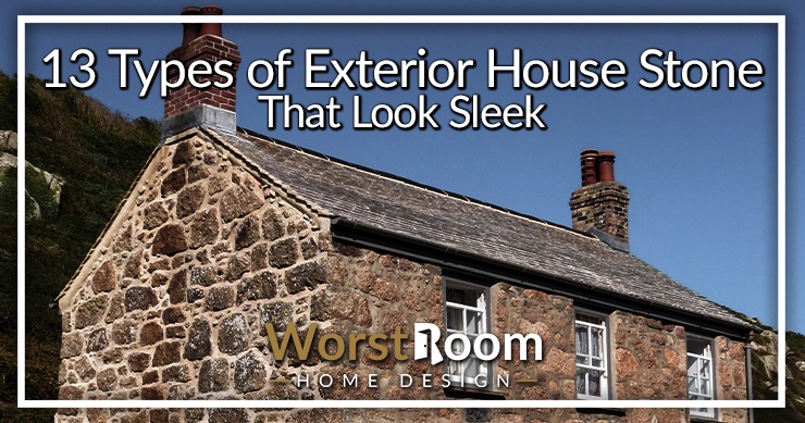 types of exterior house stone