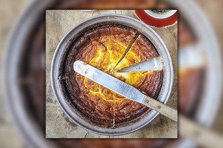 basque-style cheesecake