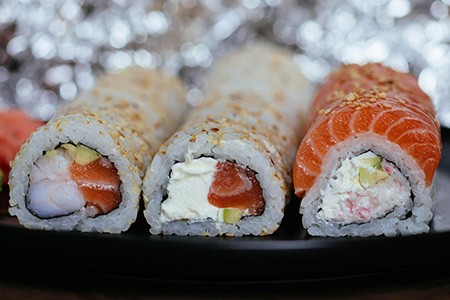among all types of sushi, california roll is one of the most popular ones