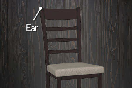 chair ear part