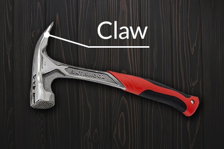 what is the back of a hammer called? it's either a claw or a peen (or pein)