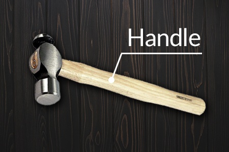 of all the hammer parts, the handle is the one you'll come in most contact with and is what makes it feel balanced
