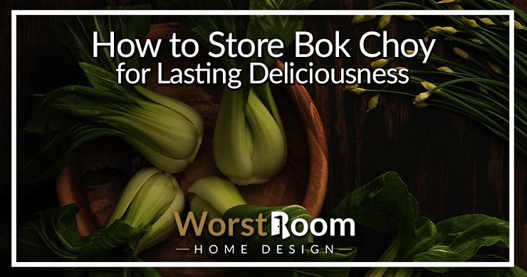 how to store bok choy